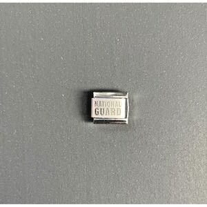 Vintage National‎ Guard 9mm Italian Charm Bracelet Modular Stretch Link